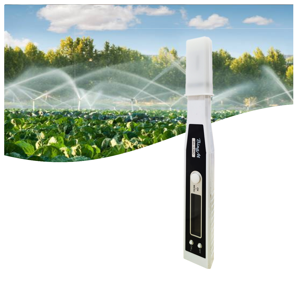 Highly accurate and durable pH measurements with Groline pH Meter. Ideal for hydroponics and soil cultivation.